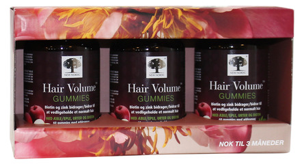 New Nordic Hair Volume™ Gummies gaveæske 3 x 60 gummies