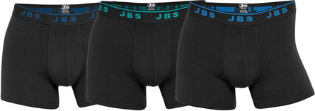 JBS Tights 3-pack, sort Sort, Str. S