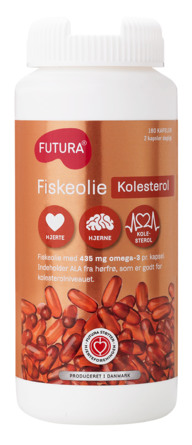 Futura Fiskeolie Kolesterol 160 kapsler