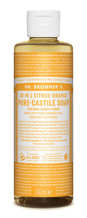 Dr. Bronner's Castile Soap Citrus-Orange 240 ml