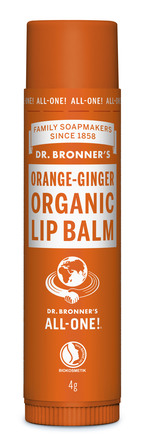 Dr. Bronner's Organic Lip Balm Orange - Ginger