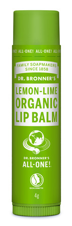 Dr. Bronner's Organic Lip Balm Lemon-Lime