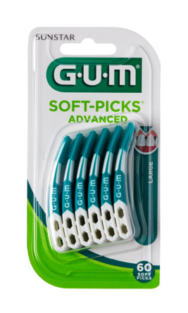 GUM Soft-Picks Advanced str L 60 stk