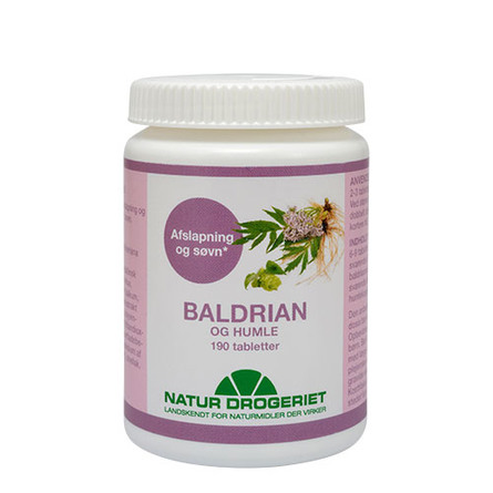 Natur Drogeriet Baldrian & humle 190 tab