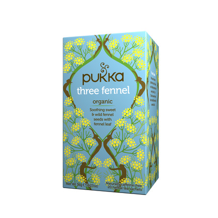 Pukka Three fennel te - øko 20 breve