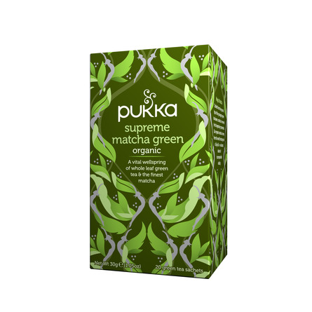 Pukka Supreme Green Matcha te - øko & fairtrade 20 20 breve