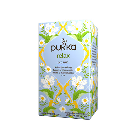 Pukka Relax Kamille og Fennikel 20 breve økologisk