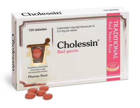 Pharma Nord Cholessin Rød Gærris 120 tabl.