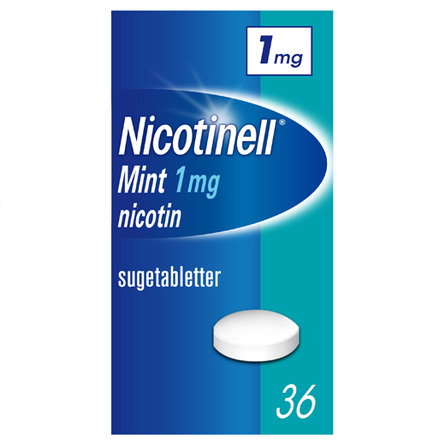 Nicotinell Mint sugetablet 1 mg 36 stk