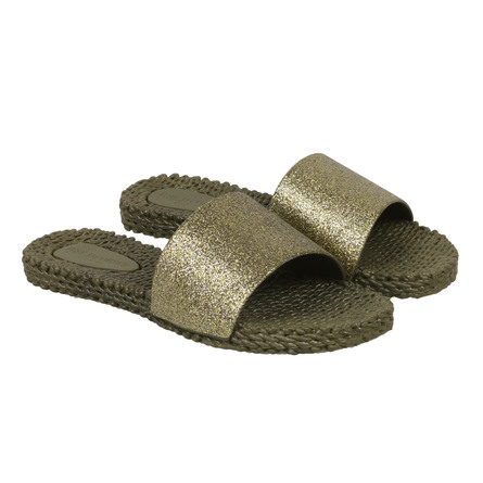 Ilse Jacobsen Cheri Ladies Glitter Klipklapper Army, str. 39