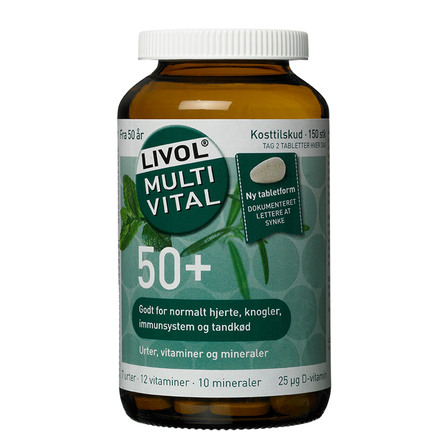 Livol Multi Vital 50+ 150 stk.