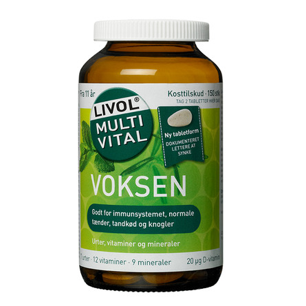 Livol Multi Vital Voksen 150 stk