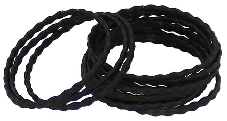 SZN Hårelastikker Black