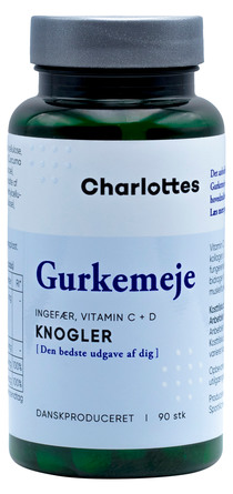 Charlottes Gurkemeje 90 tabl.