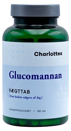Charlottes Glucomannan 180 kaps.