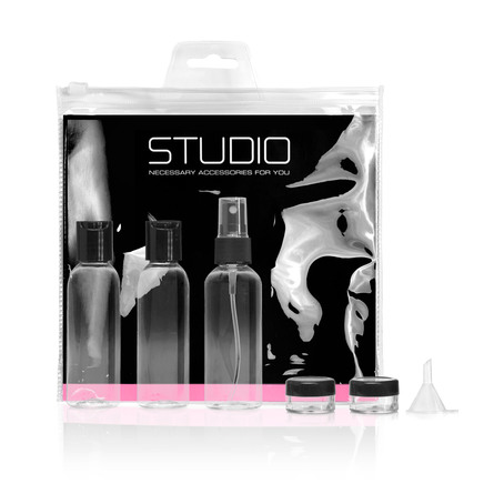 Studio Check-in bag med indhold