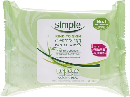 Simple Wipes Cleansing 25 stk.