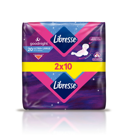 Libresse Ultra Night Wing Duo 20 stk