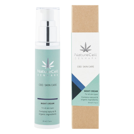 NatureCell Denmark Natcreme med CBD 50 ml