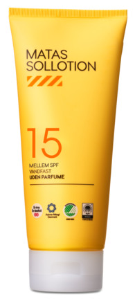 Matas Striber Sollotion SPF 15 Uden Parfume 200 ml
