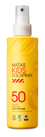 Matas Striber Kids Solspray SPF 50 Uden Parfume 200 ml