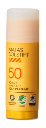 Matas Striber Solstift SPF 50 Uden Parfume 15 ml