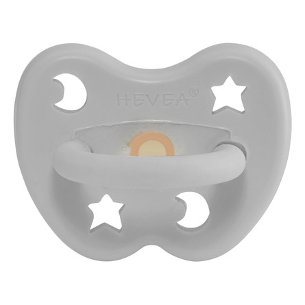 Hevea Naturgummi sut Gorgeous grey rund str. 3-36 mdr.