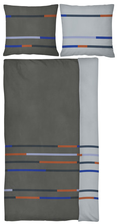 Mette Ditmer MIKADO sengetøj Grå 140 x 220 cm