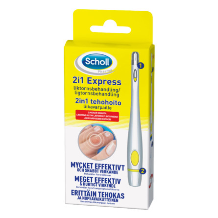 Scholl 2i1 Express Ligtornsbehandling 1 stk.