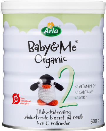 Arla Baby & Me 2 Øko. tilskudsblanding 600 g