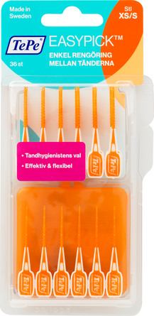 TePe EasyPick tandstikker XS/S, 36 stk