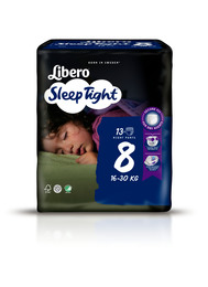 Libero SleepTight str 8 Bleer 13 stk
