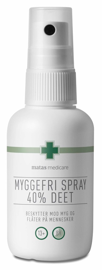 Køb Matas Medicare Myggefri Spray 40% 100 ml - Matas