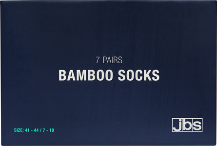 JBS Socks Bamboo 7 Pairs Box multifarvet 7/40