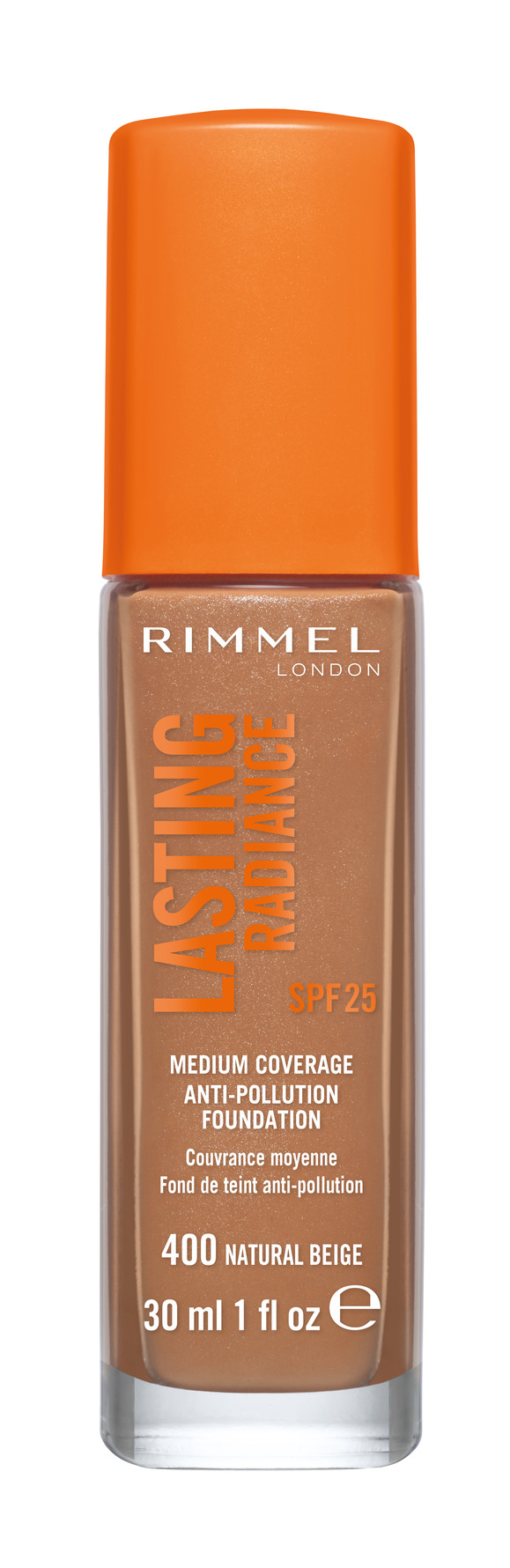 Buy Rimmel Lasting Finish 25H Foundation 400 Natural Beige 