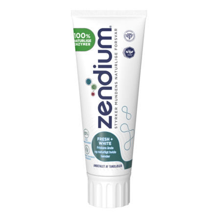 Zendium Fresh+White Tandpasta 75 ml.