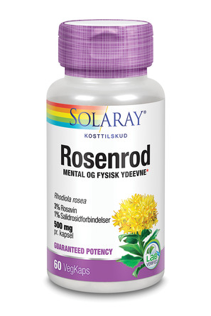 Solaray Rosenrod 60 vegetabilske kapsler