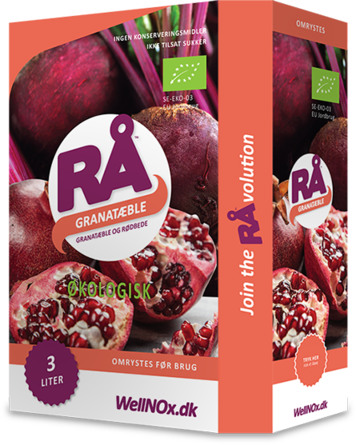 RÅ Ø Granatæble Rødbede- og Granatæblejuice Bag in Box 3 l