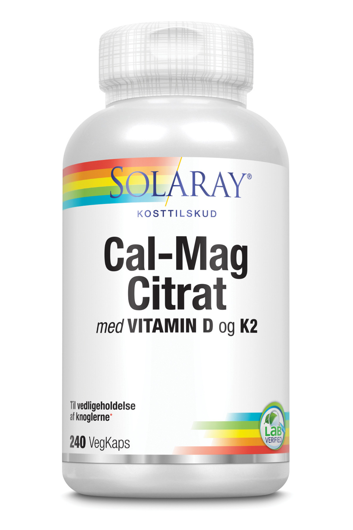 Køb Solaray CalMag Citrat med vitamin D og K2 240 kaps. Matas