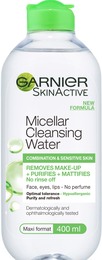 Garnier Skin Active Micellar Cleansing Water, Combination & Sensitive Skin 400 ml