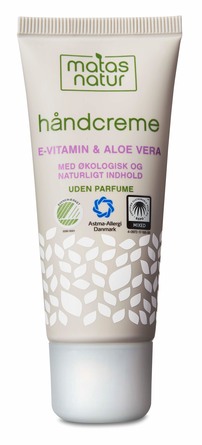 Matas Natur Aloe Vera & E-vitamin Håndcreme Rejsestørrelse 35 ml