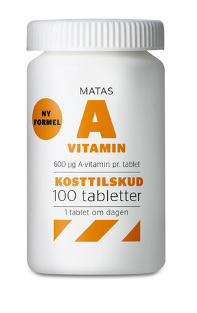 Matas Striber A-vitamin 100 tabl.