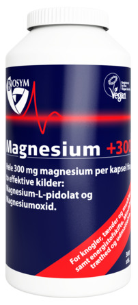 Biosym Magnesium+300 300 kapsler