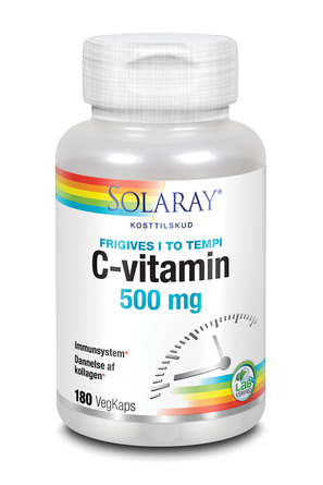 Solaray C-vitamin 500 mg 180 veg. kaps.