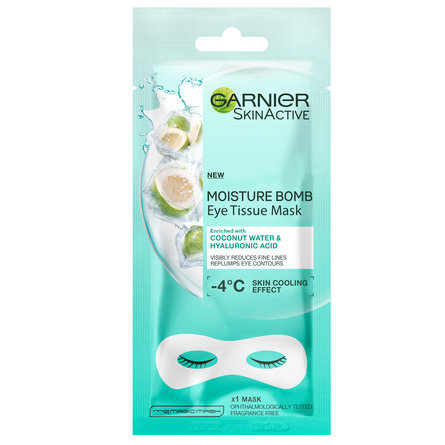 Garnier Skin Active Hydra Bomb Eye Tissue Mask Coconut Water 1 stk.