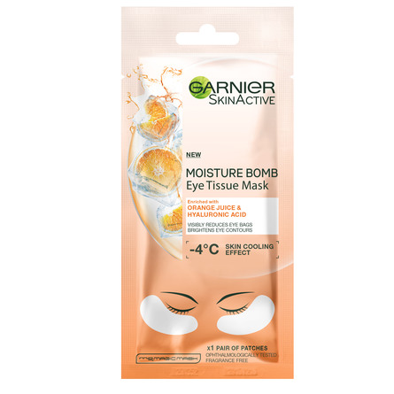 Garnier Hydra Bomb Eye Tissue ´Mask Orange Juice Anti-dark circles 1 stk