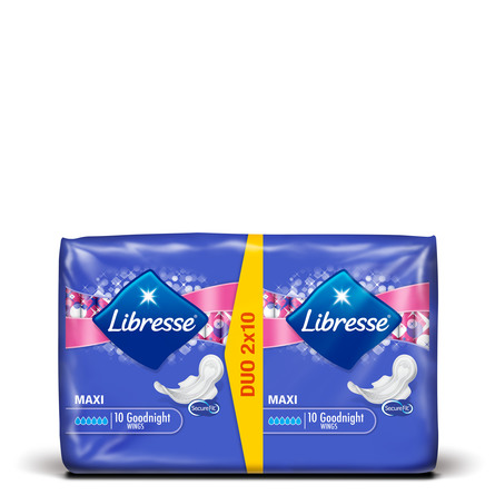 Libresse Maxi Night Wing Duo 20 stk