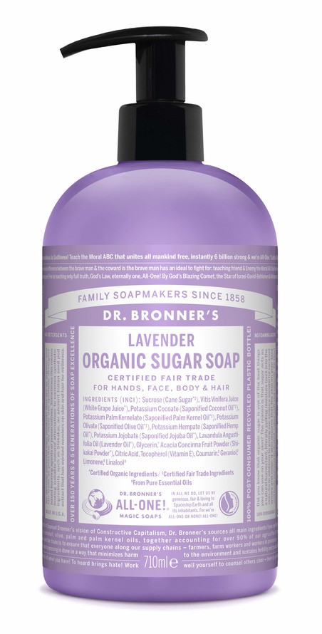 Dr. Bronner's Lavender Organic Sugar Soap 710 ml 710 ml