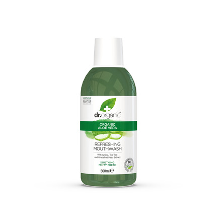 Dr. Organic Økologisk Aloe Vera Mundskyl 500 ml