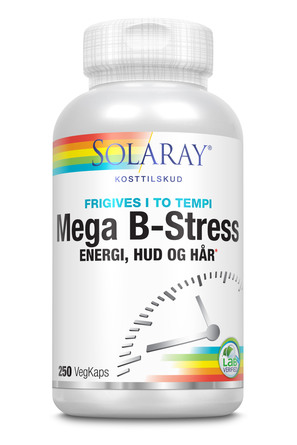 Solaray Mega B-Stress 250 Kapsler